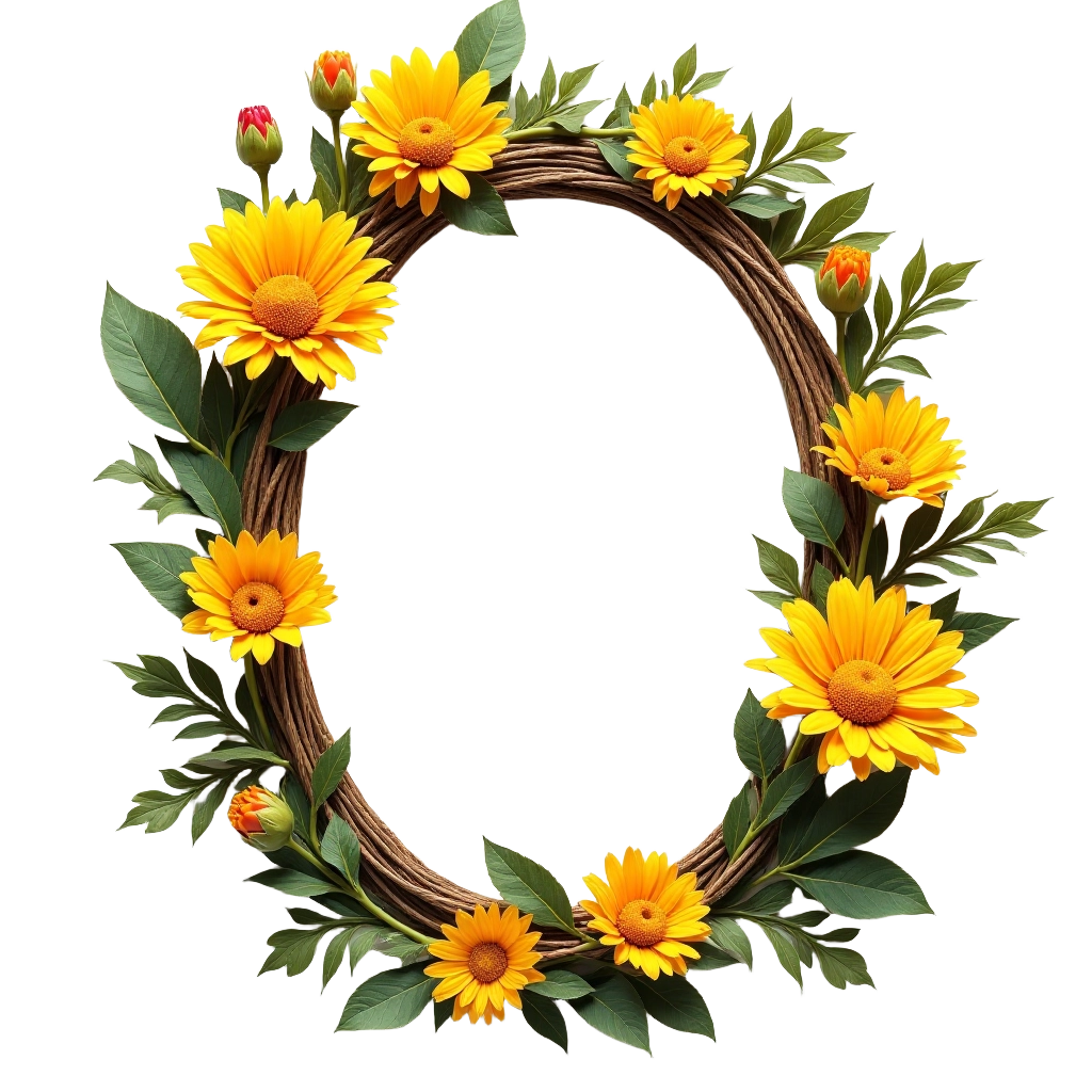 Sunflower Wreath